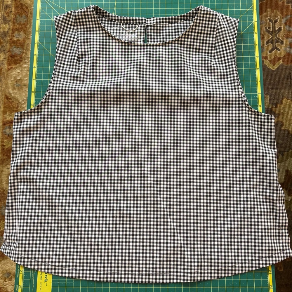 Wayre Shift and Snap Tank Gingham